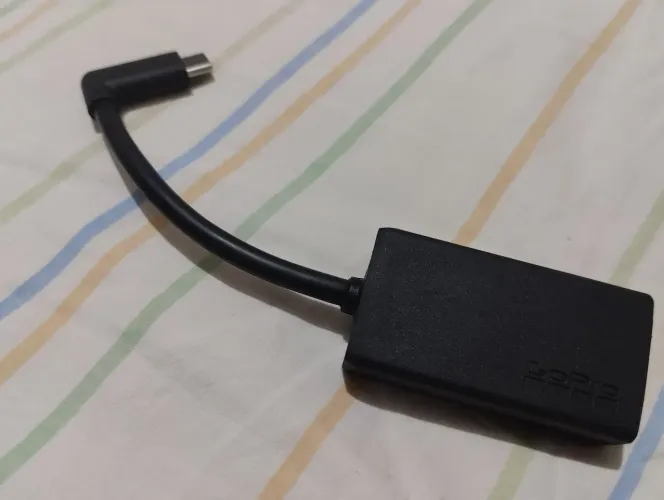 Adaptador microfone gopro hero 5 a 13 com case