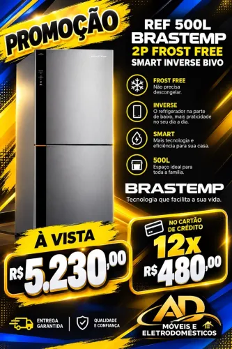 Geladeira inverse inox