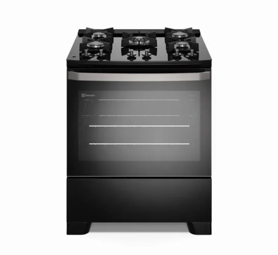 Fogão Eletrolux Efficient Preto Bivolt