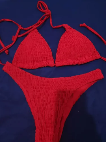 Biquini vermelho novo tam P/M