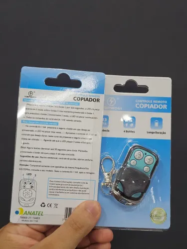 Controle Copiador de Portão.