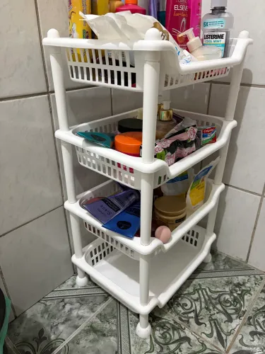 Fruteira de plástico