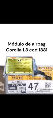 Módulo airbag Corolla 