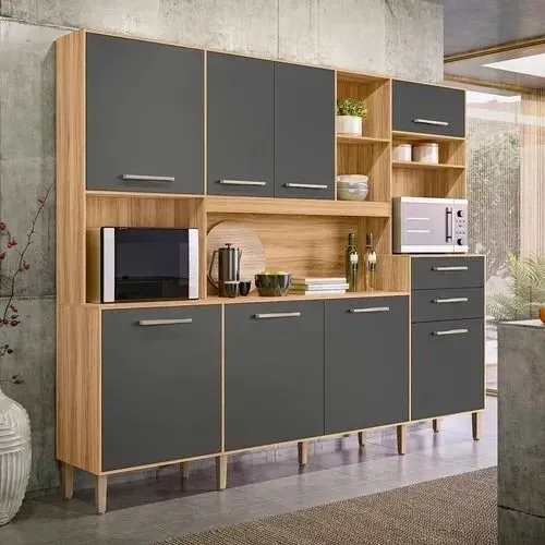 Kit cozinha Hortelã 2.40 <br>Altura: 2,00 cm<br>Largura: 2,40 cm<br>Profundidade: 44,8 cm