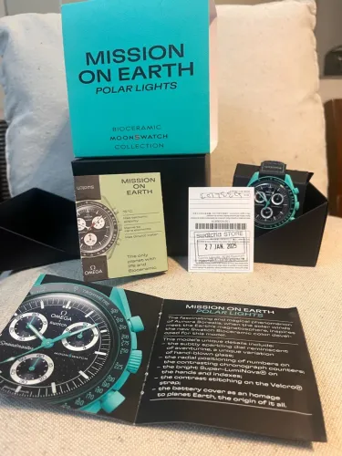 Relógio Omega x Swatch Polar