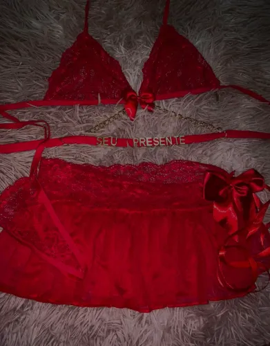 ? CONJUNTO DE LINGERIE BRANCO EM RENDA ? ATELIÊ DA LUA ?