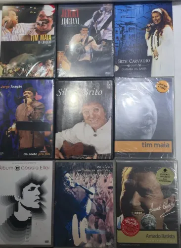 DVDs Musicais Nacionais Vol. 2 0 Raríssimos - de colecionador