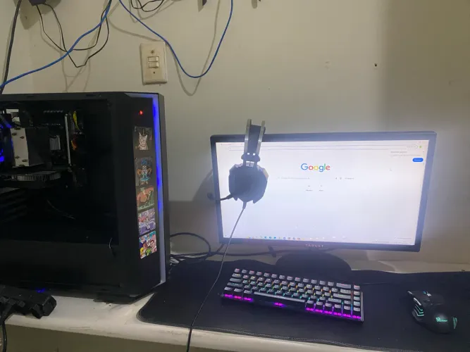 Pc gamer completo só não vai com teclado pronto pra joga um gta rp um cs  etc 