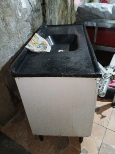 Balcão com cuba tamanho padrão de 1.20x50