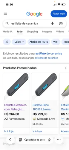 Estilete cerâmico
