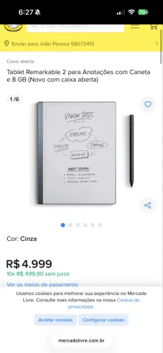 Tablete para desenho