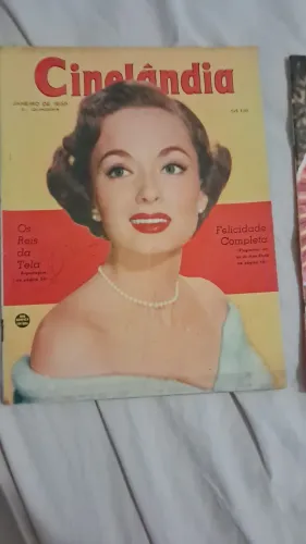 Revista 1955 Cinelândia Capa: Ann Blyth original perfeito estado vintage