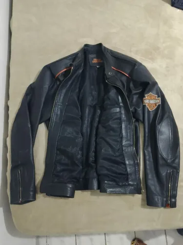 Jaqueta de Couro Harley-Davidson Original Motoqueiro | Tamanho XXL - Impecável