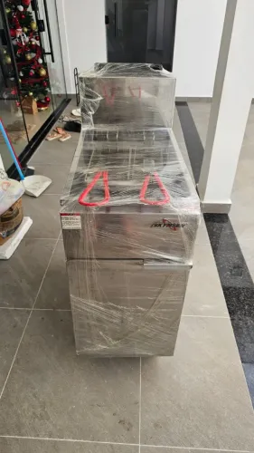 Fritadeira a gás zona fria Skymser (nunca foi usada)