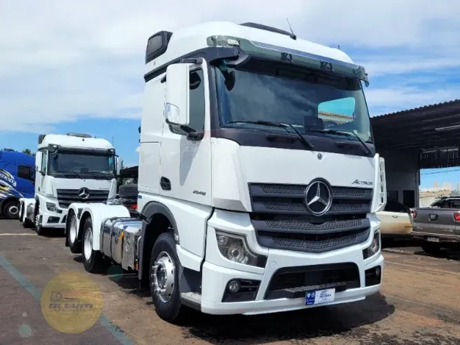 Mercedes Benz New Actros 2548 6x2 Ano 2021/21 Completo
