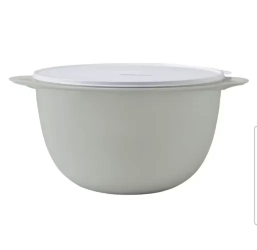 Tupperware Tigela Jumbo Criativa 14 litros Cinza Claro