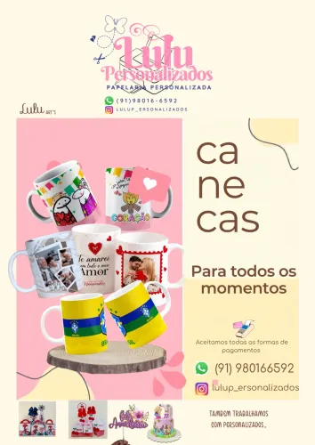 Canecas Personalizadas , A partir de R$27,99.