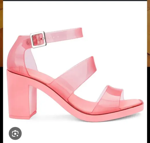 Sandalia melissa salto rosa 36