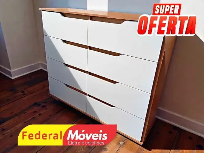 Cômoda 8 Gavetas - Oferta!