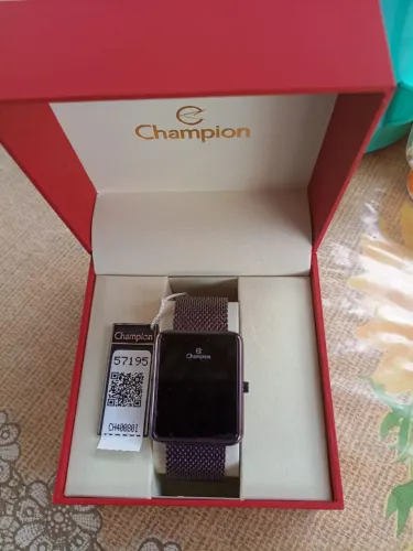 Relógio original da Champions