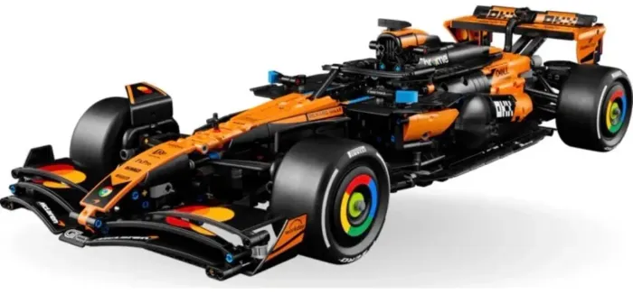 Blocos de montar mclaren mcl39 carro fórmula 1 1675 peças escala 1:8