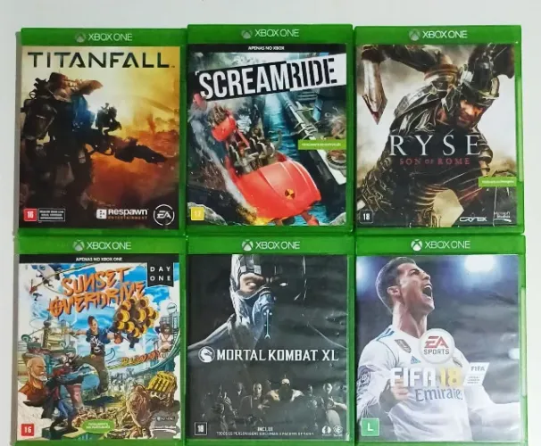 XBOX - Lote com 6 jogos