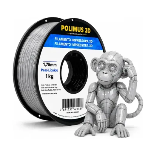 Filamento Petg prata Masterprint