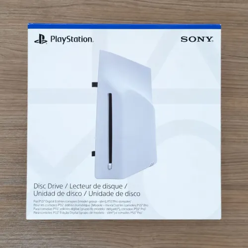 Leitor de Disco Original Sony PS5 Slim e PS5 Pro - Novo Lacrado
