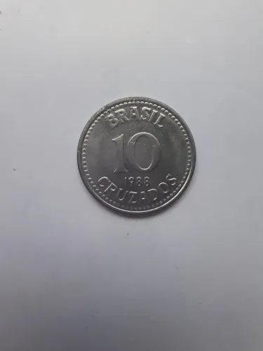 MOEDA DE 10 CRUZADOS. 1988