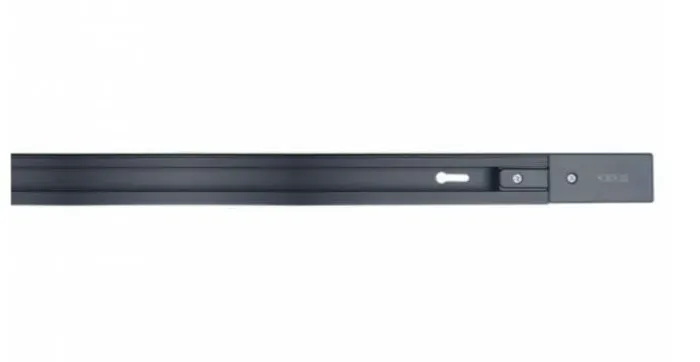 Trilho Elétrificado 1 Circuito Barra 2m Preto Bivolt Opus Led 