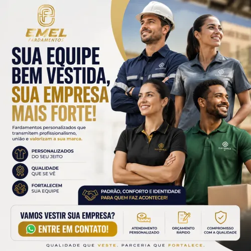 Emel fardamentos personalizados 