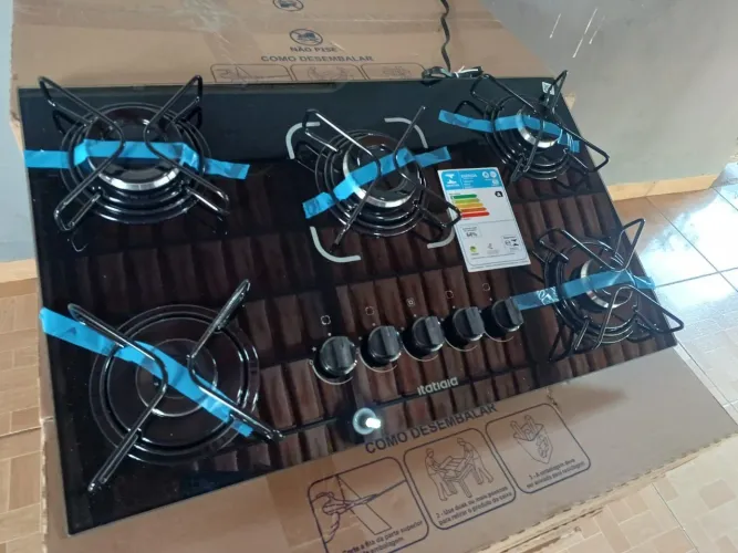 Cooktop itatiaia 5 bocas ac automático