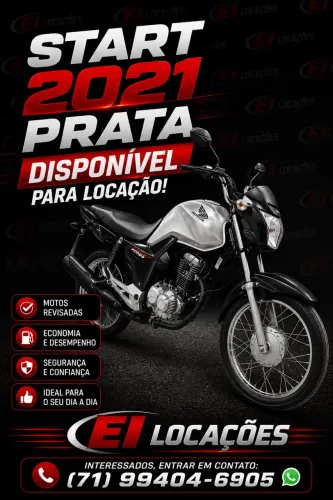ALUGUEL DE MOTOS PARA APP - CG START E FAN