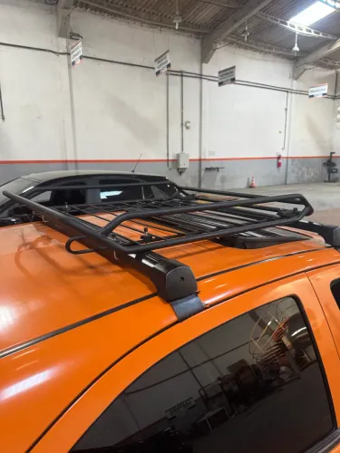 Bagageiro off road com rack de teto