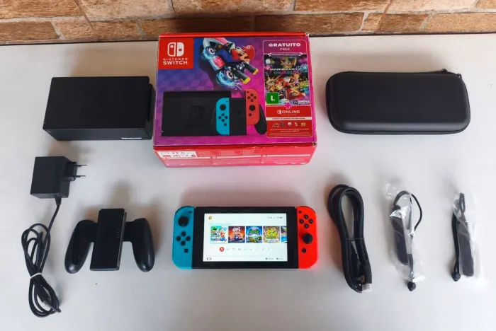 Nintendo Switch V2 desbloquead0 com vários jogos