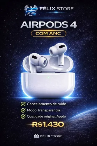 AirPods 4 Original ANC Cancelamento de Ruído Apple Novo