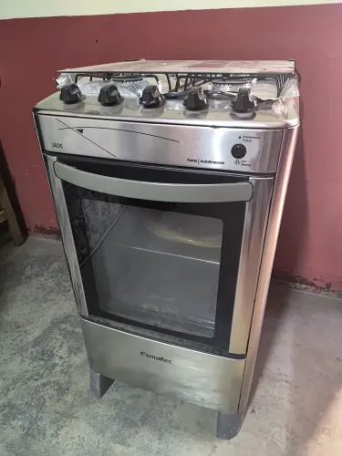 Fogão Smaltec Ágata 4 Bocas Inox
