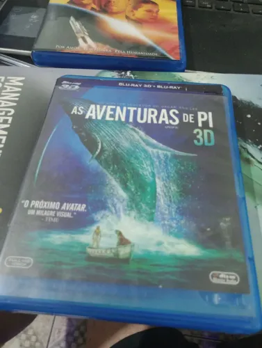 Blu Ray 3D as aventuras de Pi 