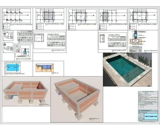 PROJETO PARA CONSTRIR PISCINA