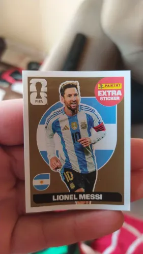 Figurinha rara série ouro, álbum copa 2026