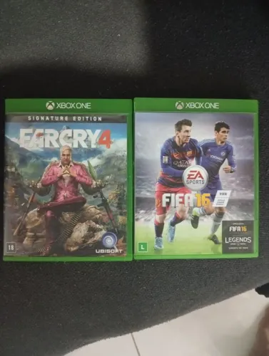 Jogos Xbox One - FIFA 16, FIFA 18, Far Cry 4, Minecraft