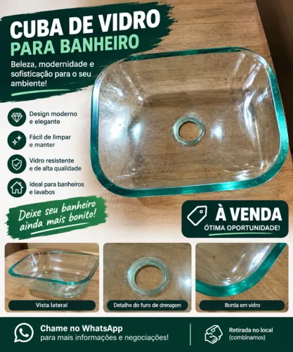 Cuba de vidro