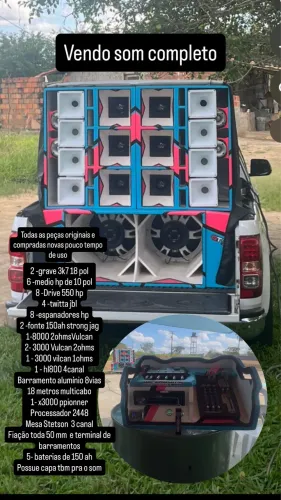Som automotivo completo