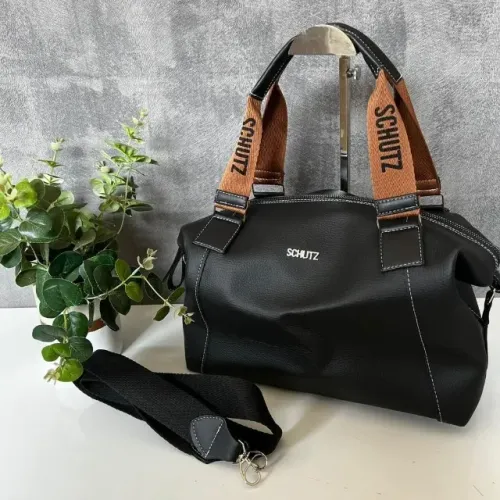 Bolsa Schutz Expansível Grande de Couro 2 em 1 Premium