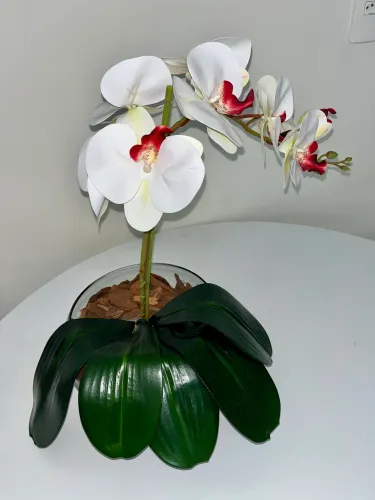 Vaso de Orquídeas Artificiais