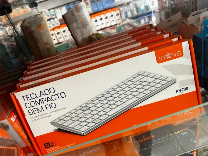 Teclado Compacto Sem fio Inova