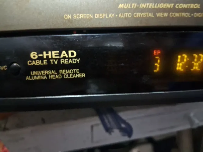 Vídeo cassete Panasonic 6 cabeça