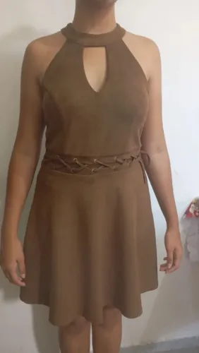 Vestido marrom