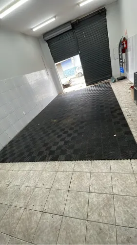 Piso modular para lava jato