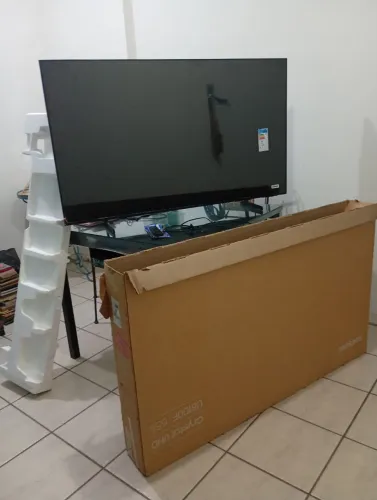 Smart TV Samsung 55" Crystal 4K - Zera na Caixa!
